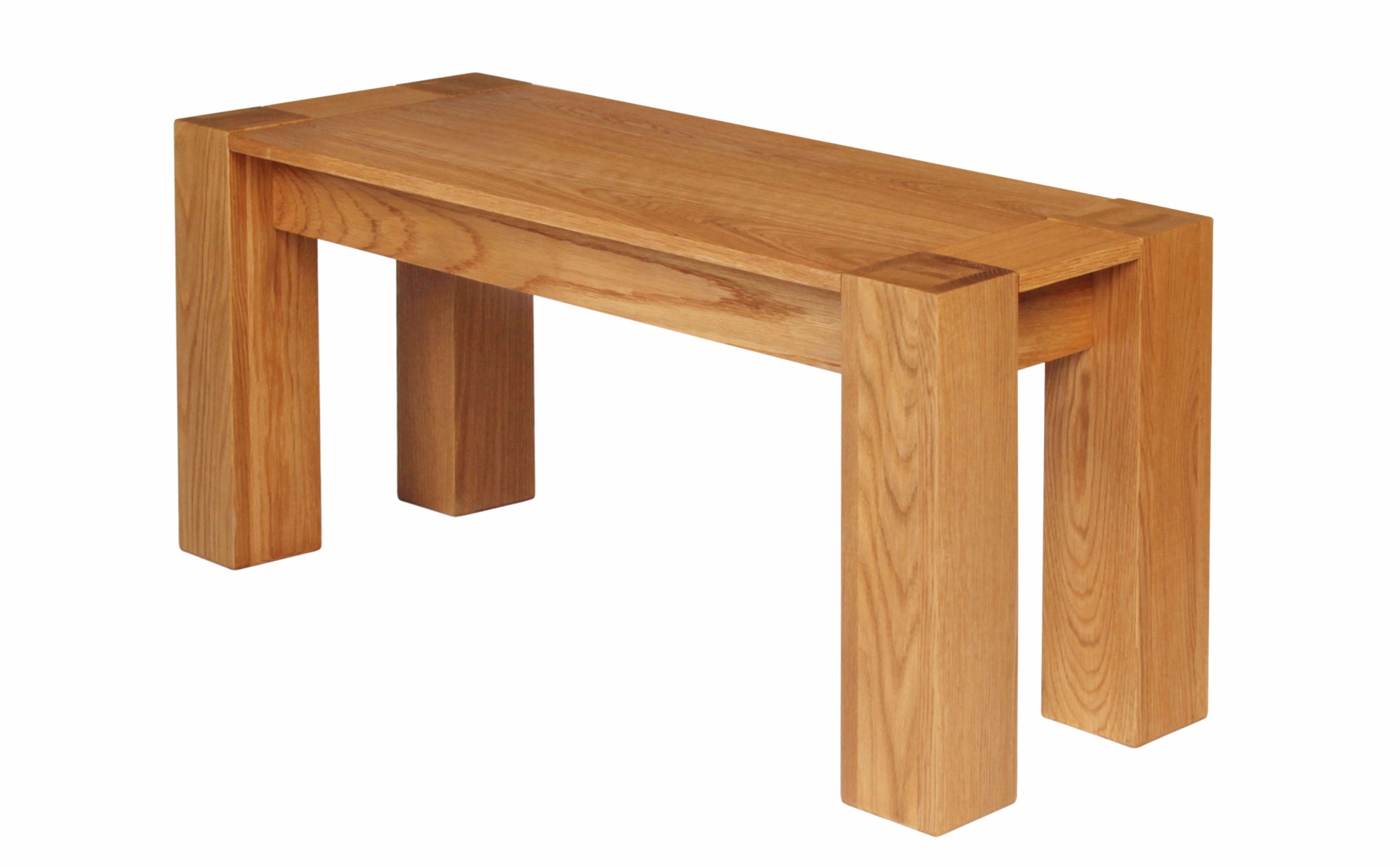 Cambridge 115cm Oak Dining Bench Free Delivery Top Furniture