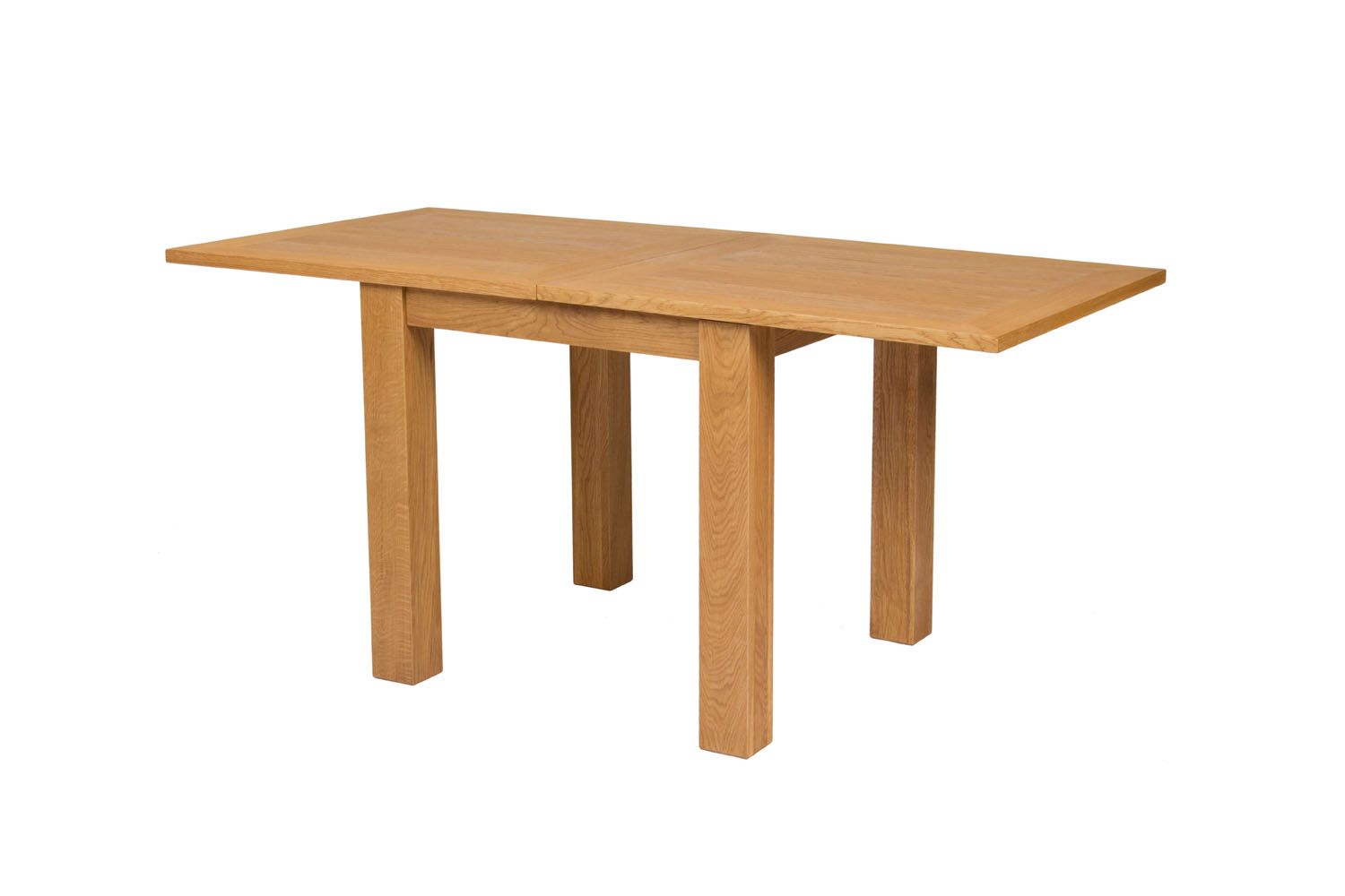 Lichfield Flip Top Oak Dining Table 80cm x 80cm 80cm x 160cm size