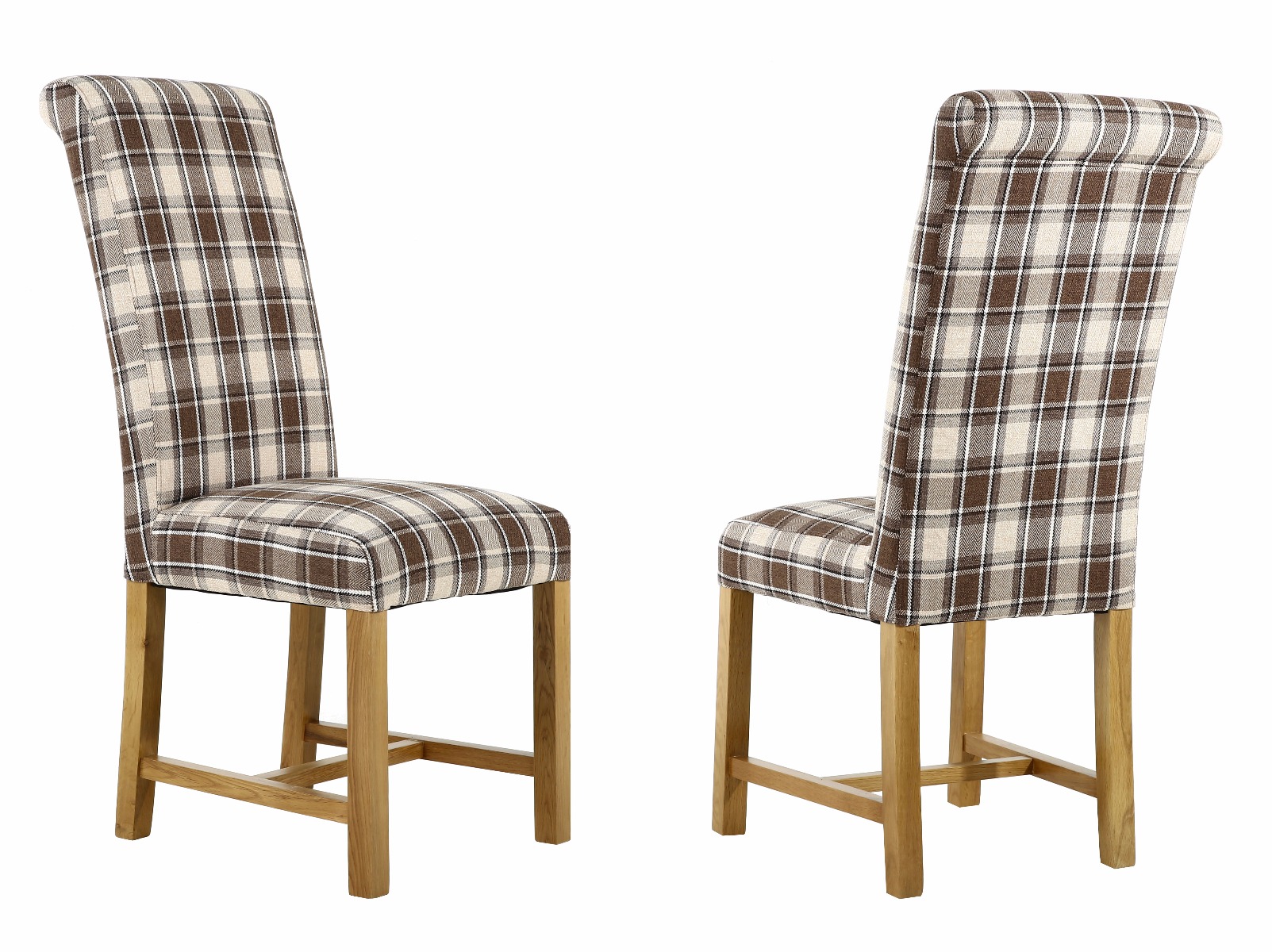 fabric covered dining chairs