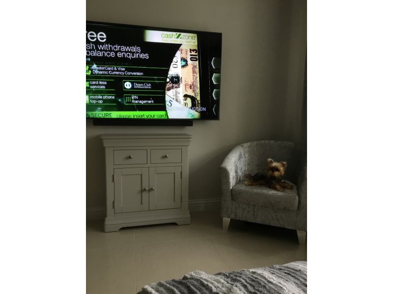 Toulouse Grey Painted Small 80cm Sideboard Fully Assembled